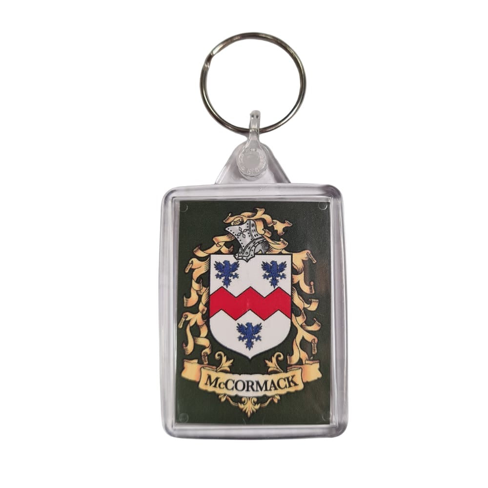 McCormack Surname Family Crest Keyring