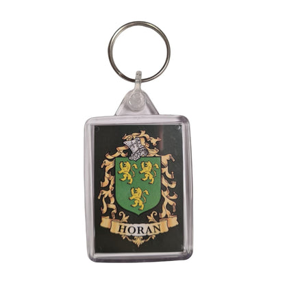 Horan Surname Family Crest Keyring