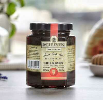 Mileeven Irish Whiskey Summer Fruits Preserve 225g