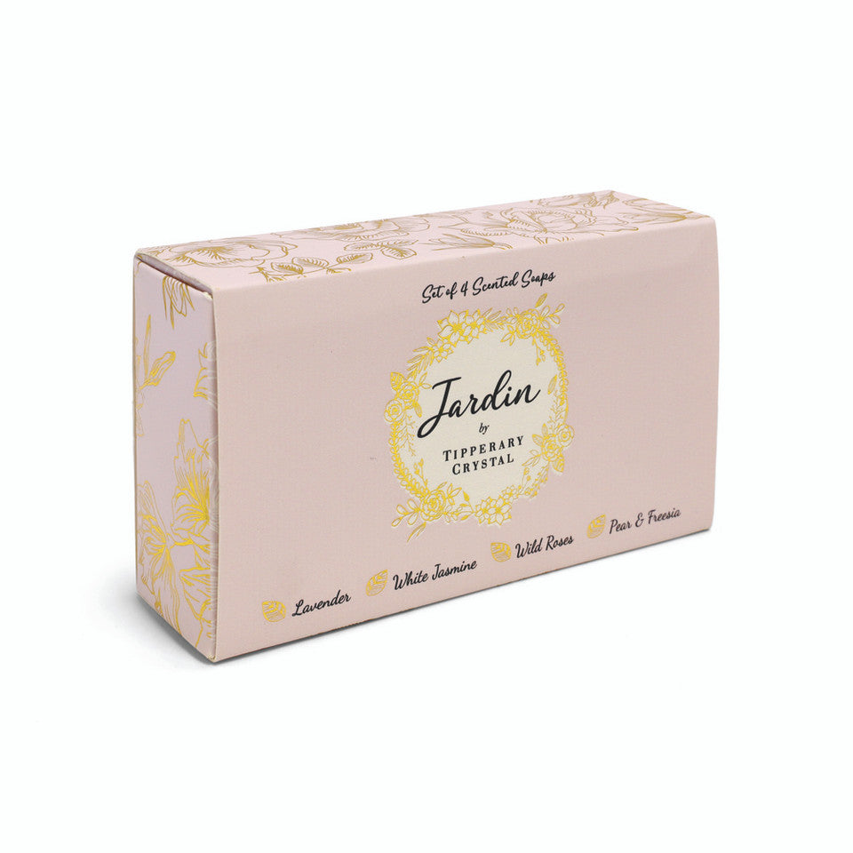 Jardin Set of 4 Soaps by Tipperary Crystal