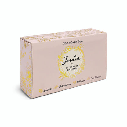 Jardin Set of 4 Soaps by Tipperary Crystal