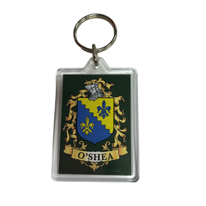O'Shea Surname Family Crest Keyring