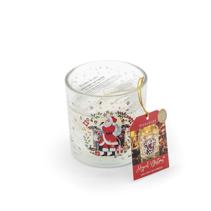 Tipperary Crystal Christmas Santa Led Candle