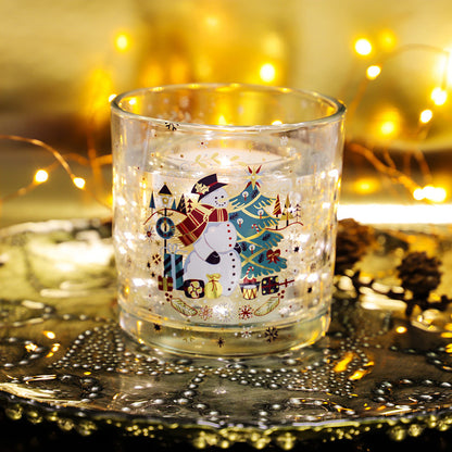 Tipperary Crystal Christmas Snowman Led Candle