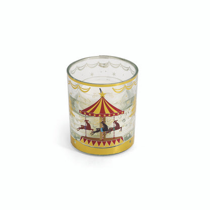 Tipperary Crystal Reindeer Carousel LED Light Up Candle