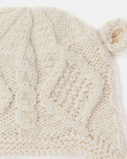 Aran Woollen Mills Kids Hand Knitted Hat with Ears