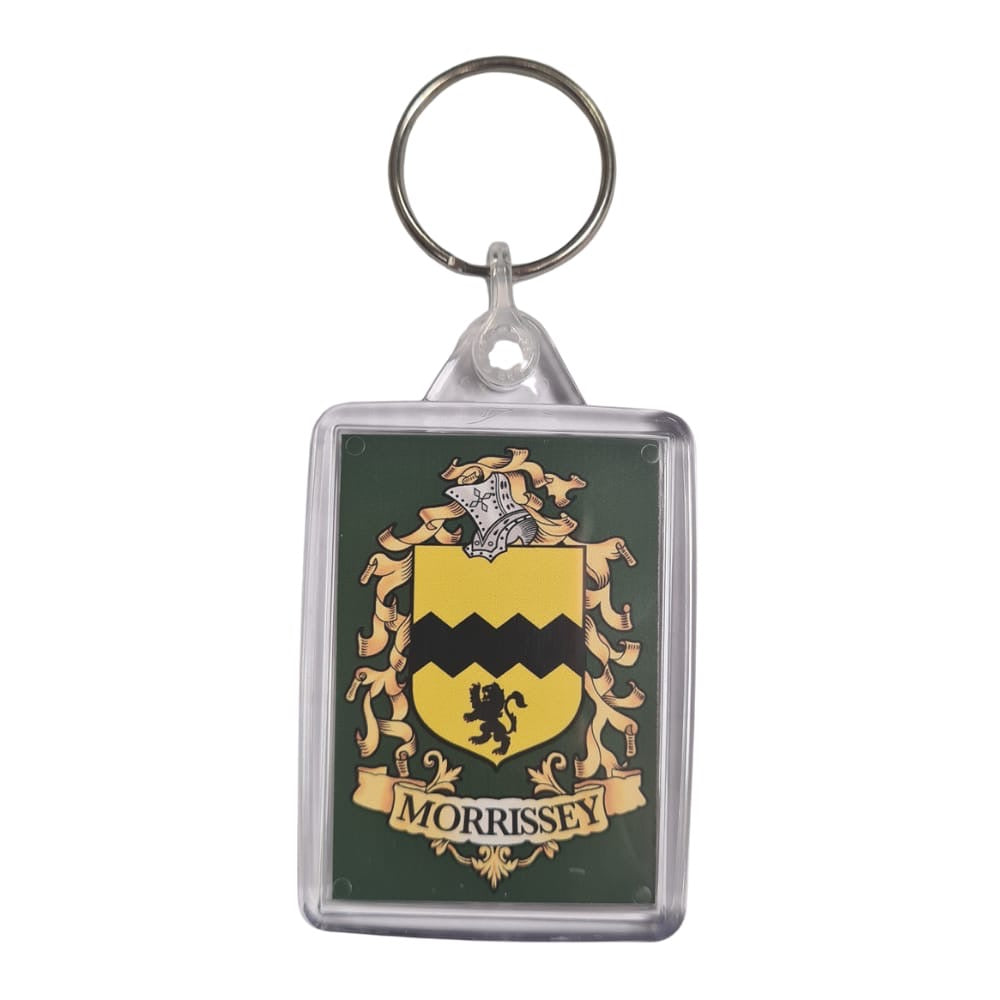 Morrissey Surname Family Crest Keyring