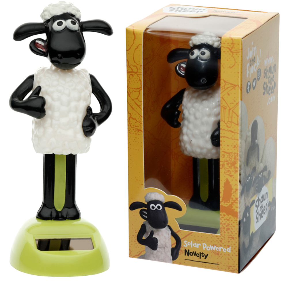 Shaun the Sheep Novelty Solar Pal Figurine