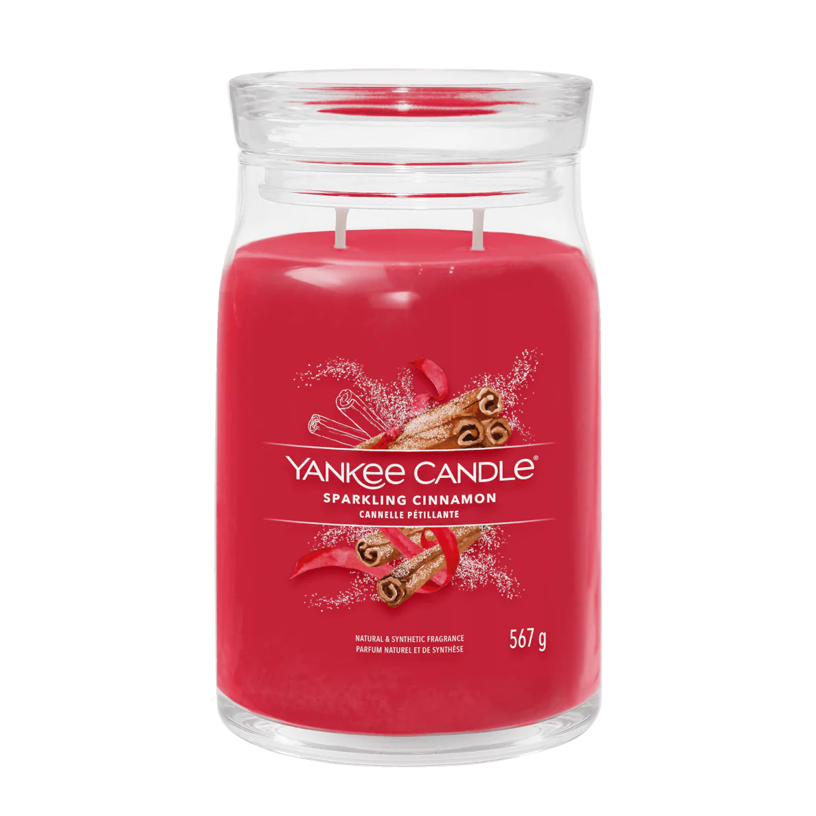 Yankee Candle Christmas Sparkling Cinnamon Large Jar Candle