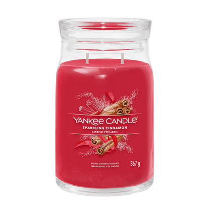 Yankee Candle Christmas Sparkling Cinnamon Large Jar Candle