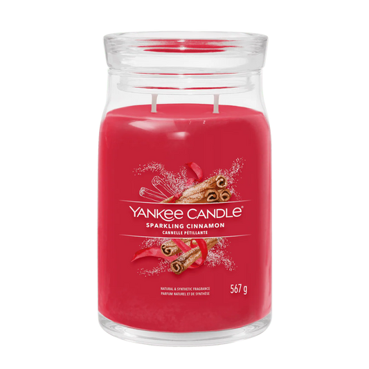 Yankee Candle Christmas Sparkling Cinnamon Large Jar Candle