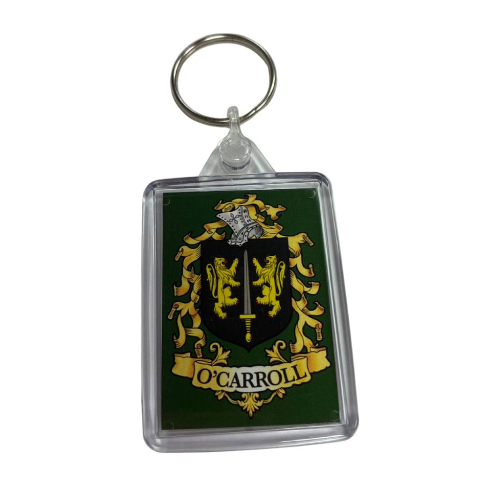 O'Carroll Surname Family Crest Keyring
