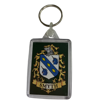 Smyth Surname Family Crest Keyring