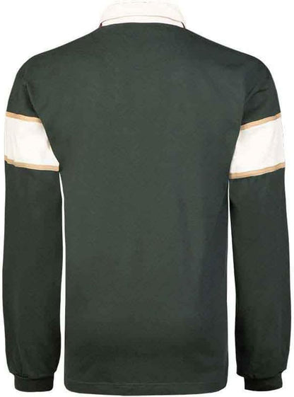 Ireland Landsdowne Three Shamrock Long Sleeve Collared Rugby Shirt