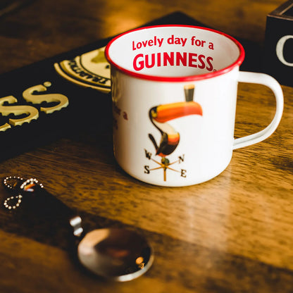 Guinness Enamel Metal Toucan Mug