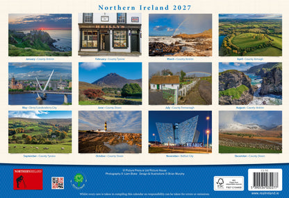 Northern Ireland Calendar 2027