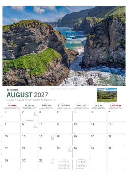 Northern Ireland Calendar 2027