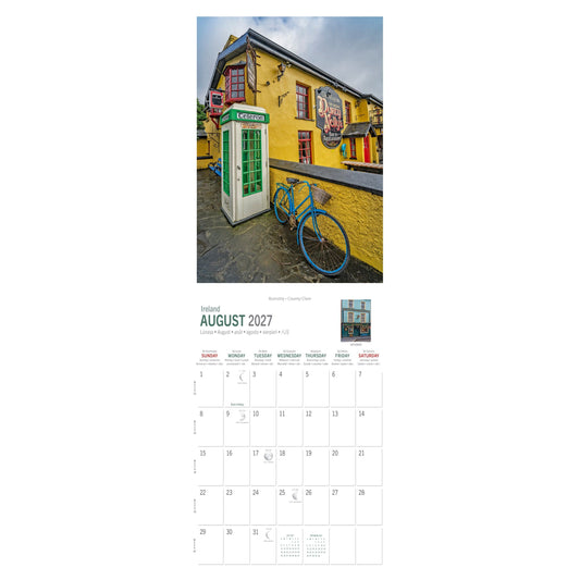 Slim Irish Pubs Calendar 2027