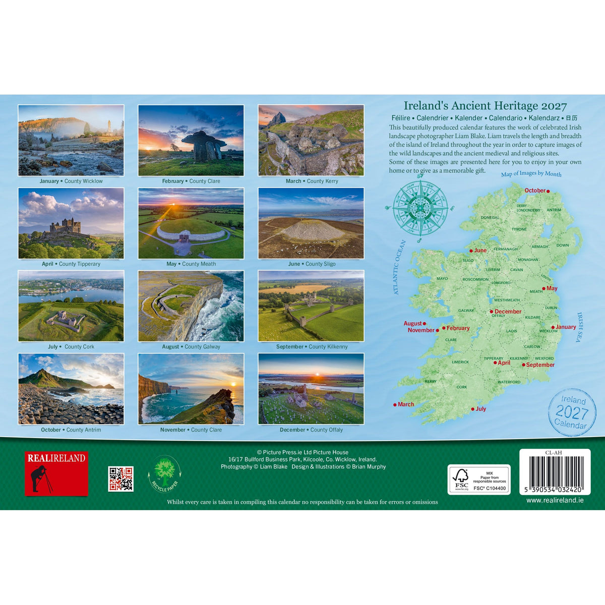 Ireland's Ancient Heritage Calendar 2027