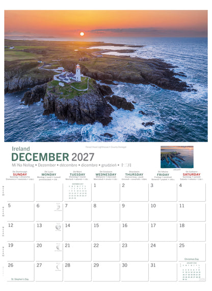 Irish Lighthouses Calendar 2027