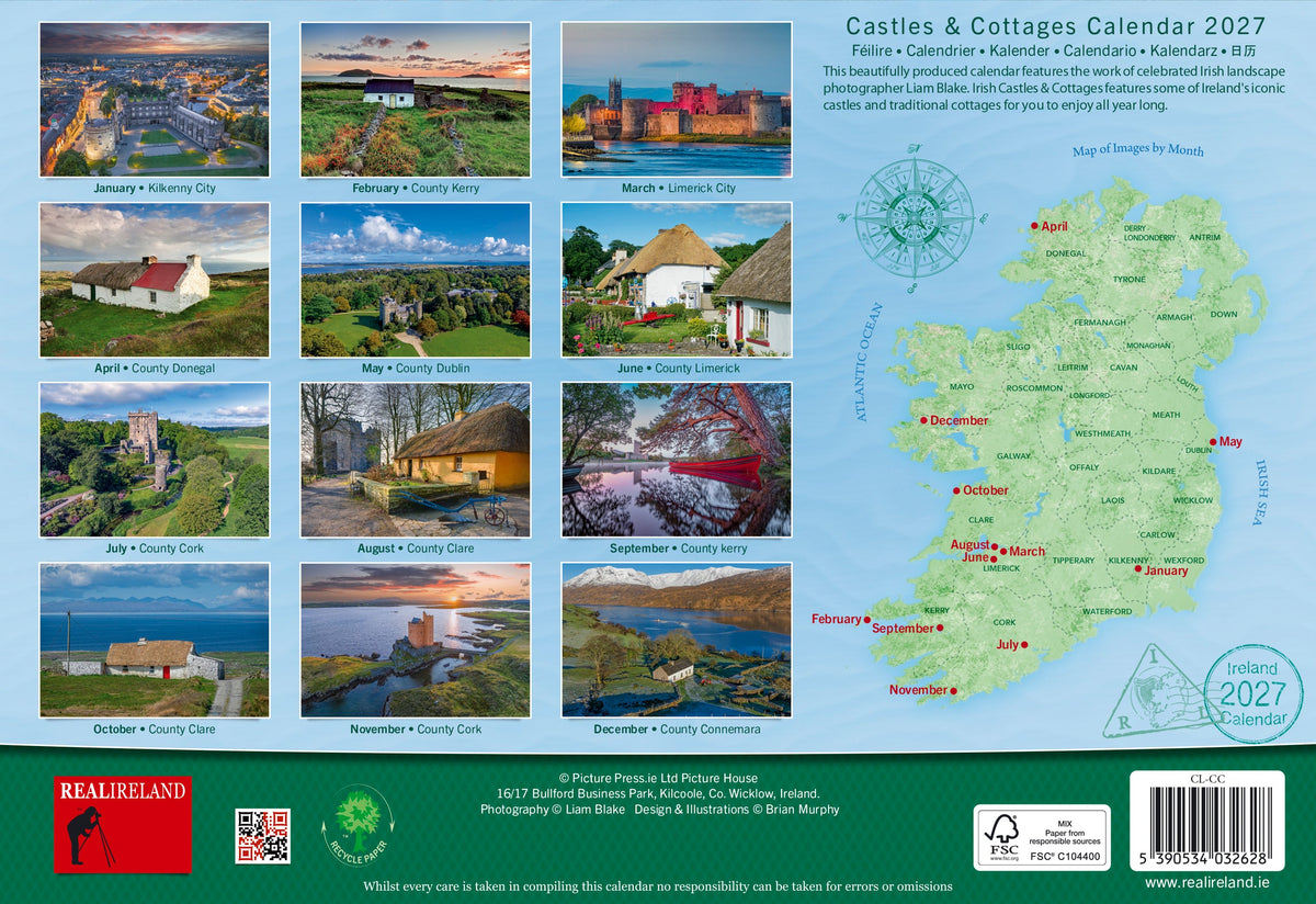 Castles & Cottages Calendar 2027