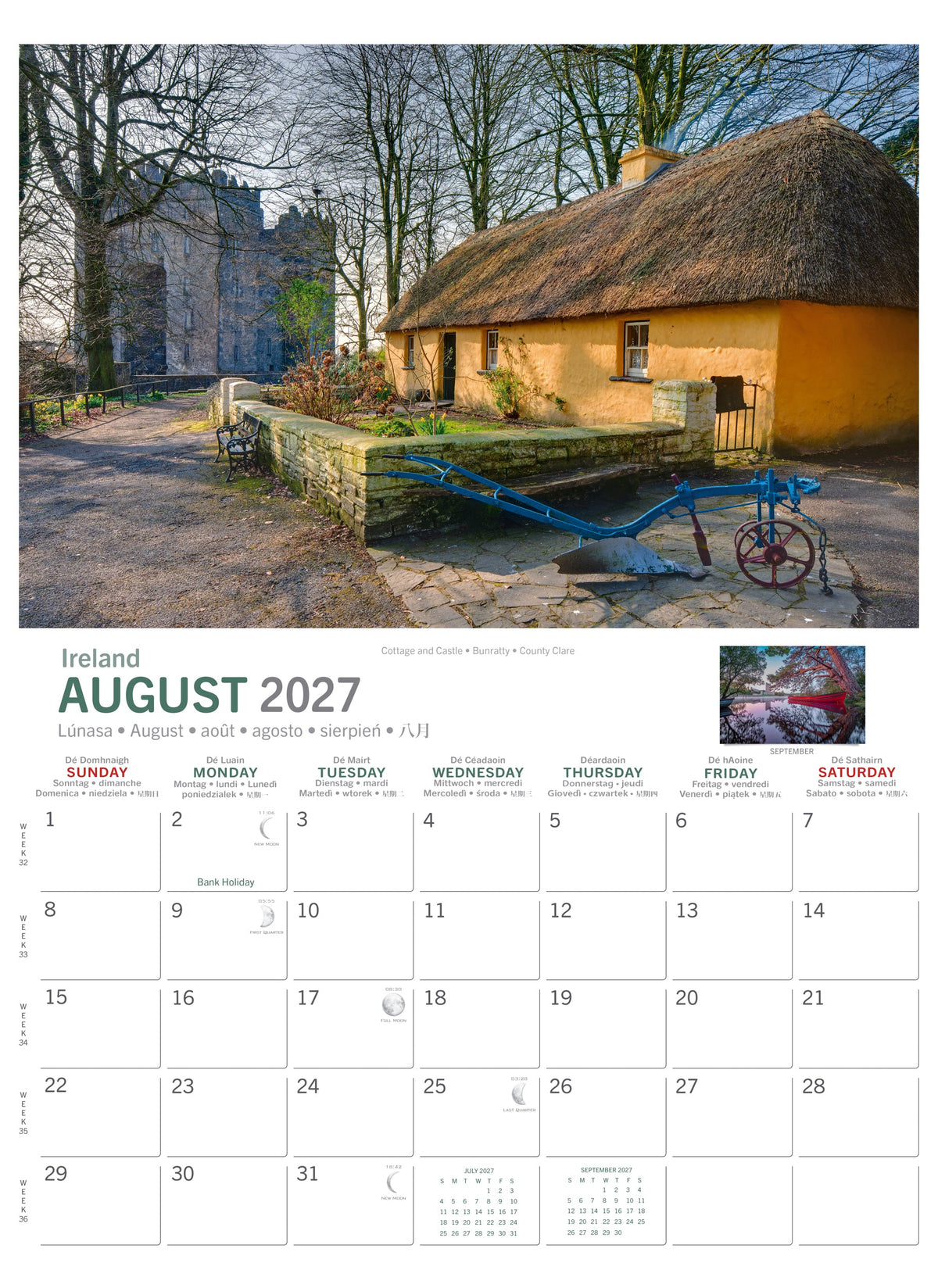 Castles & Cottages Calendar 2027
