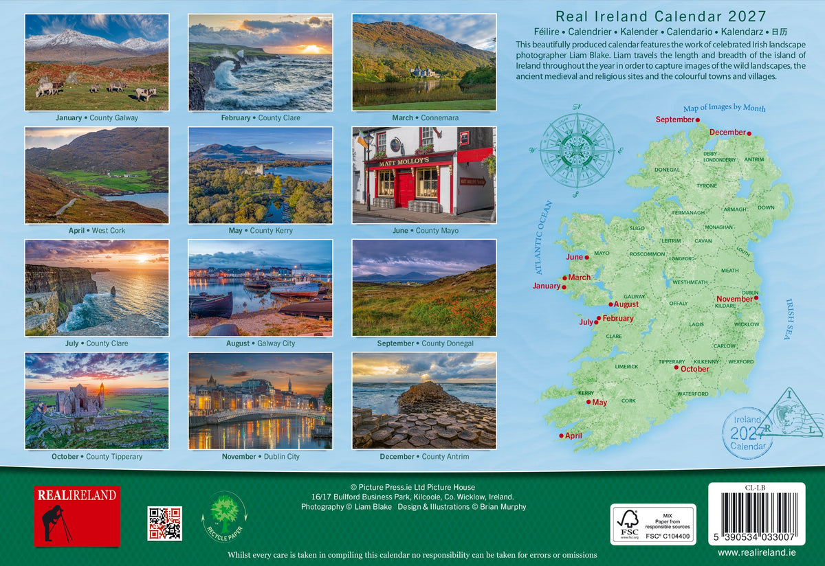 Real Ireland - Liam Blake - Calendar 2027