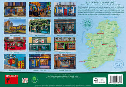 Irish Pubs Calendar 2027