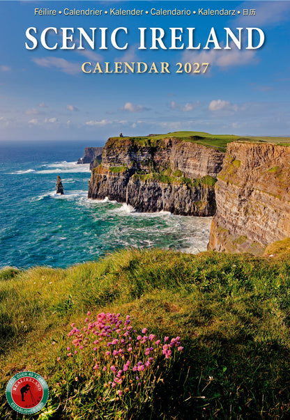 Slim Scenic Ireland Calendar 2027