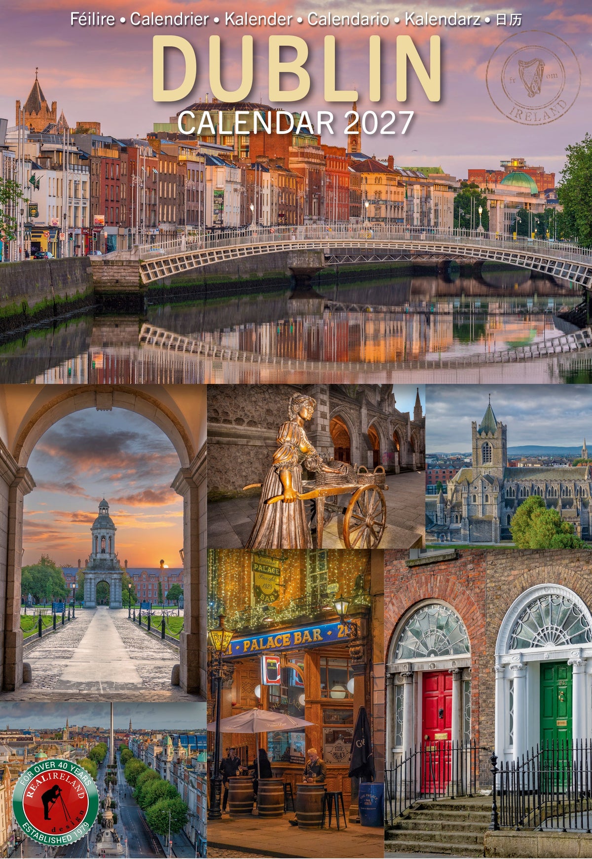 Slim Dublin Calendar 2027