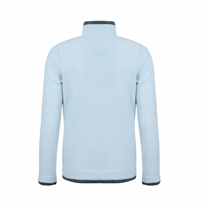 Weird Fish Women’s Ariana Full Zip Grid Fleece Cool Blue