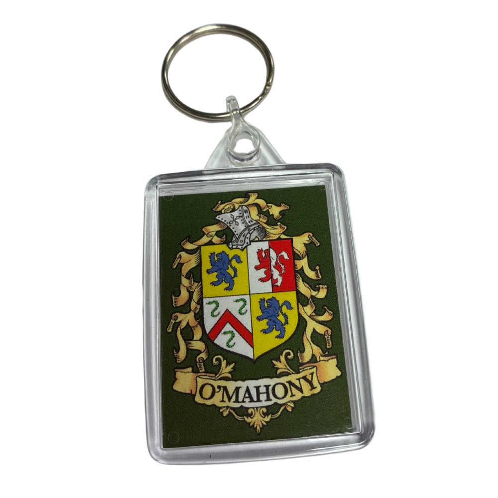 O'Mahony Surname Family Crest Keyring