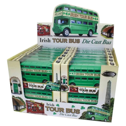 Green Irish Diecast Model Double Decker Bus