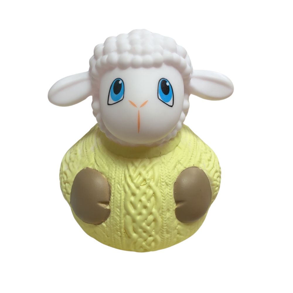 Irish Sheep with Aran Sweater Rubber Duck