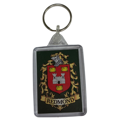 Redmond Surname Family Crest Keyring