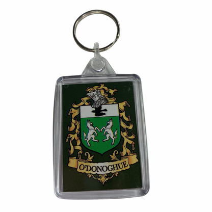 O'Donoghue Surname Family Crest Keyring