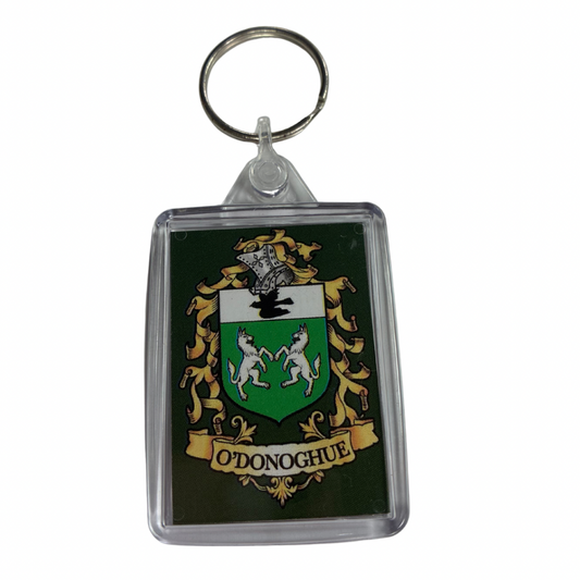O'Donoghue Surname Family Crest Keyring
