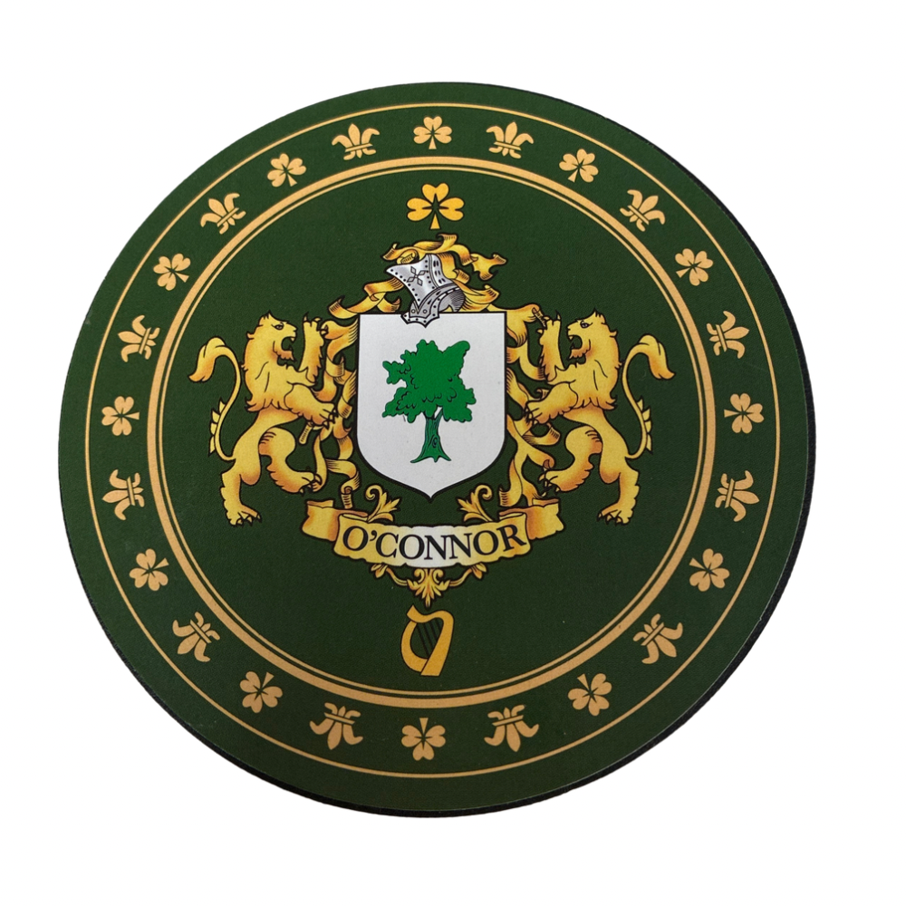 O'Connor Family Surname Crest Coaster