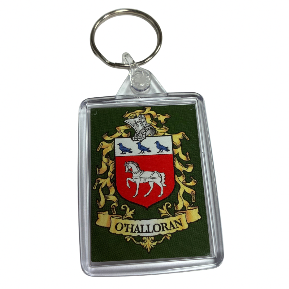 O'Halloran Surname Family Crest Keyring