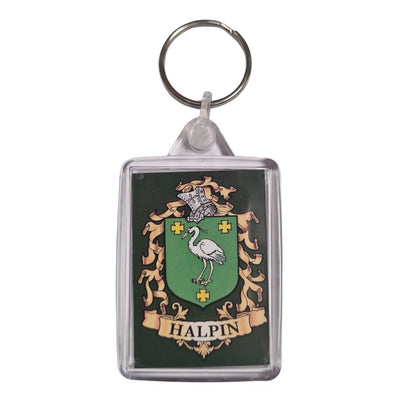 Halpin Surname Family Crest Keyring