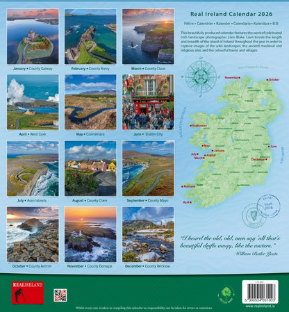 Real Ireland Large Calendar 2026