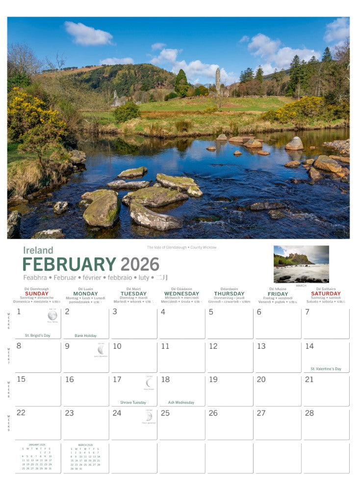 Liam Blake A4 Calendar 2026