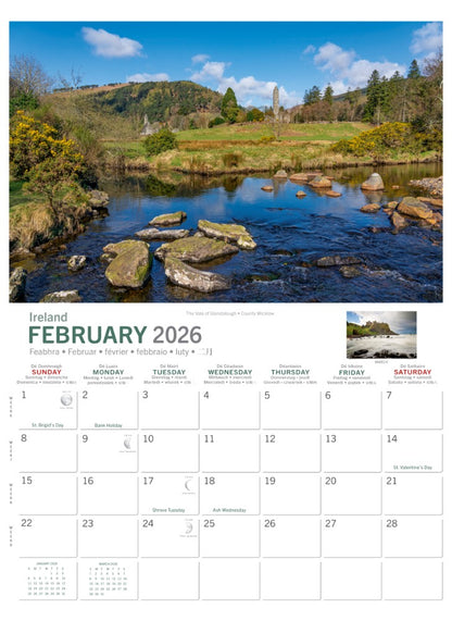 Liam Blake A4 Calendar 2026