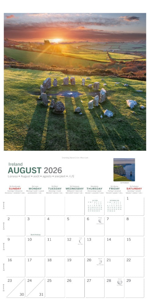Mystical Ireland Calendar 2026