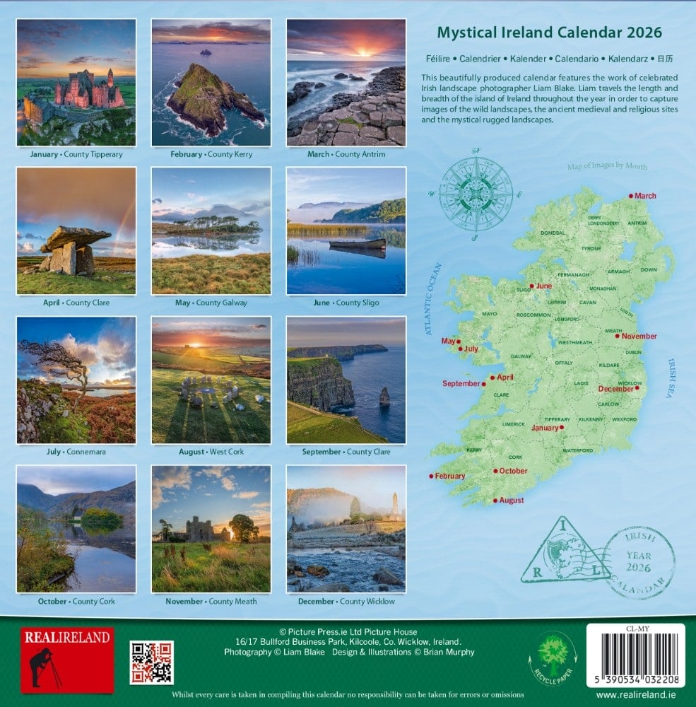 Mystical Ireland Calendar 2026