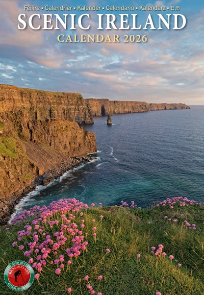 Scenic Ireland Slim Calendar 2026