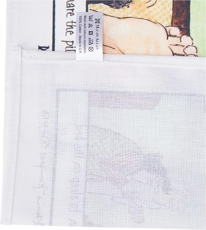 The Dog's Rules Kitchen Tea Towel