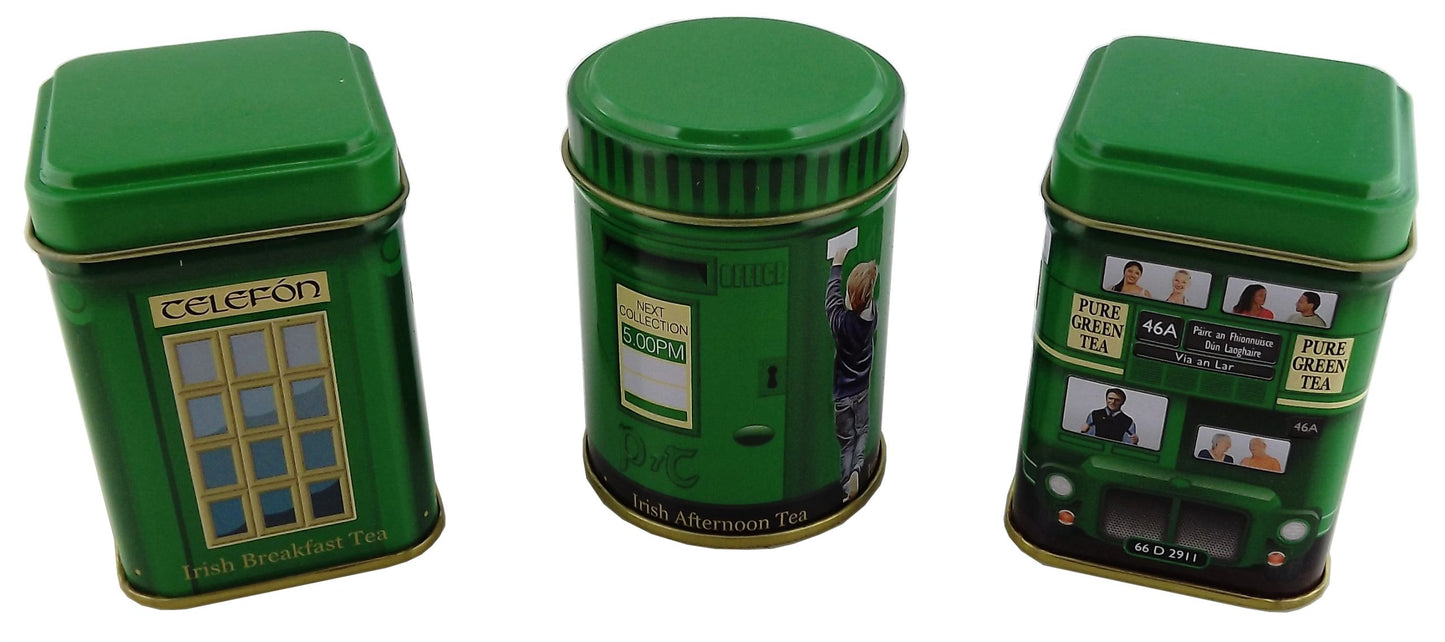 Irish Tea Collection Souvenir 3 Mini Tins