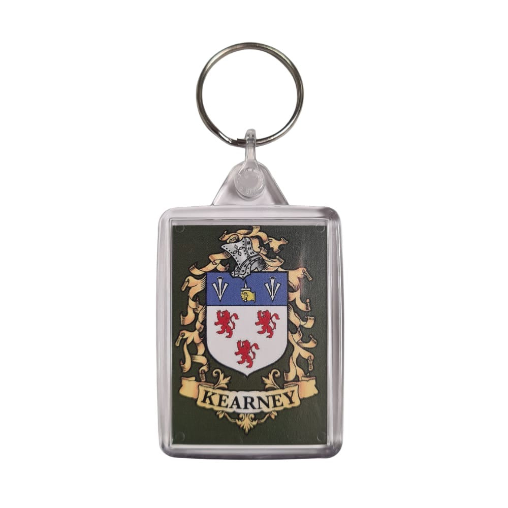 Kearney Surname Family Crest Keyring