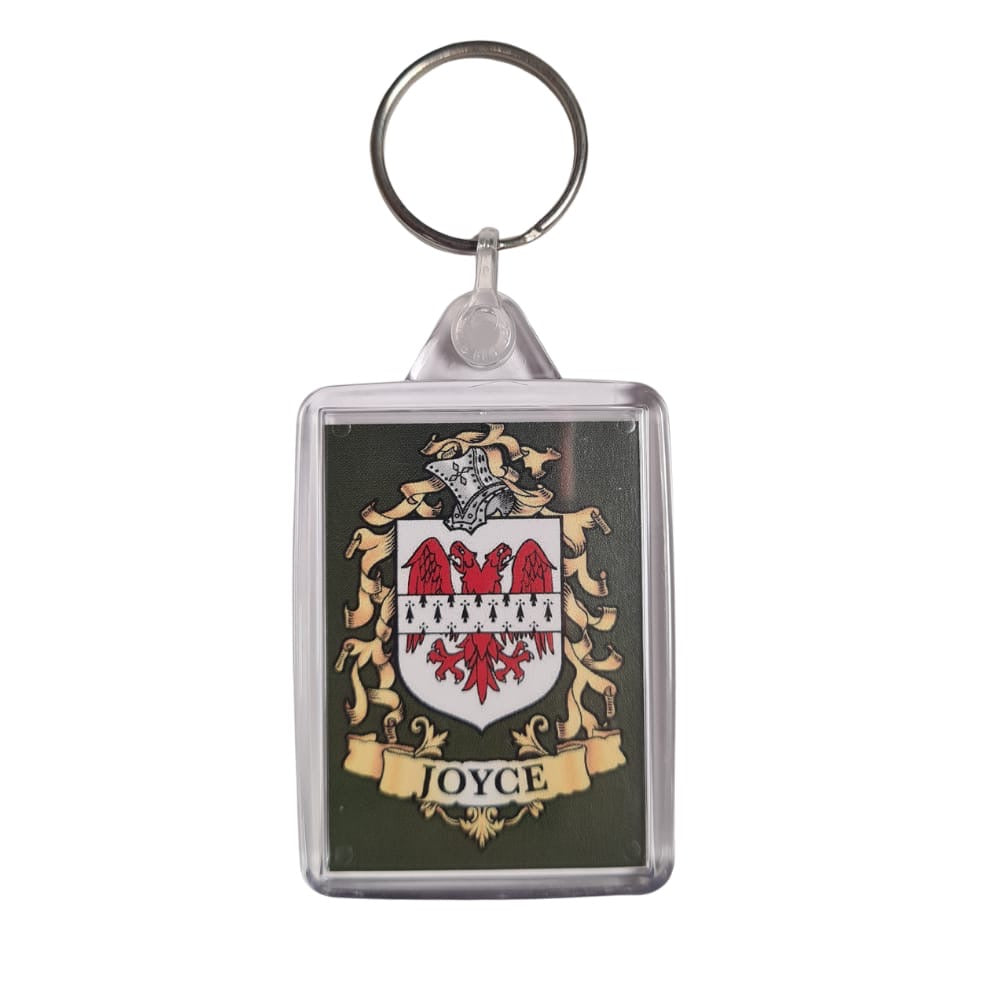 Joyce Surname Family Crest Keyring